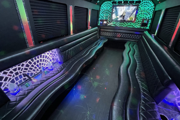 Eau Claire Limo Bus Interior